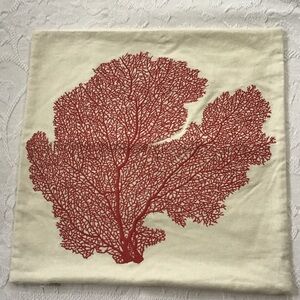 Pottery Barn Safavieh Spice-Fan Coral Decorative Pillow Cover